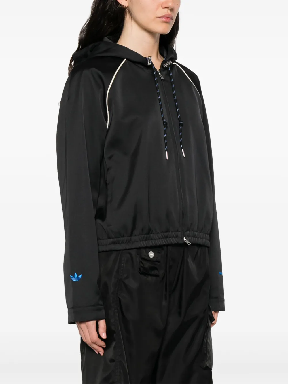 adidas x Wales Bonner jack met capuchon Zwart