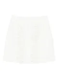 MSGM ruffled mini skirt - White