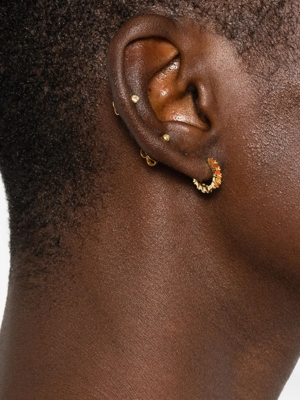Ryenn's Eyes carnelian earrings - Goud
