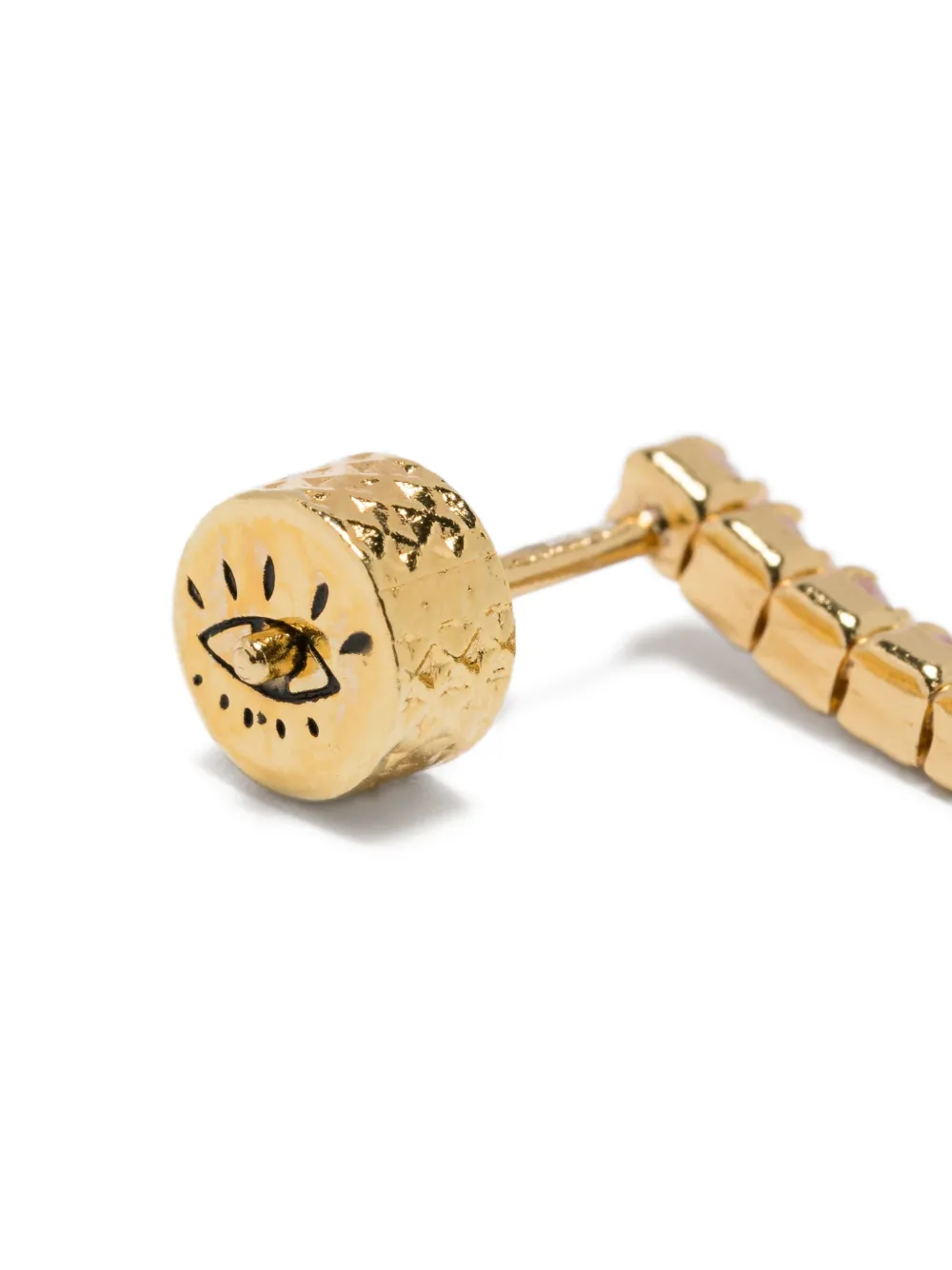  Ryenn's Eyes Tennis Earrings - Gold 