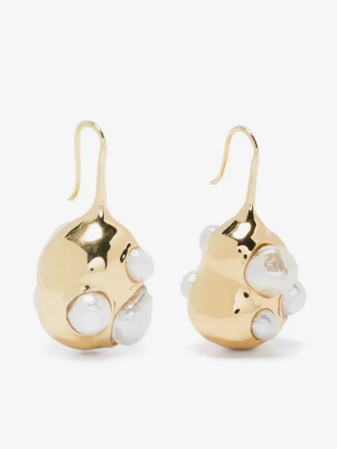 Ryenn's Eyes x Quentin Jones 14CT gold plated brass drop earrings