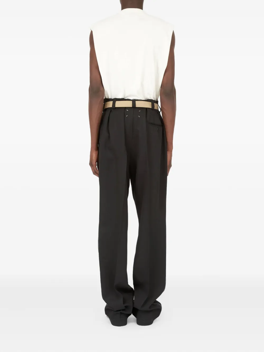 Maison Margiela Wollen broek Blauw