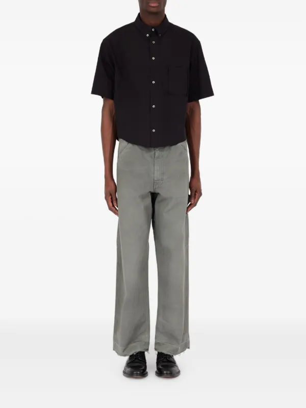 Maison Margiela Cotton Shirt | Black | FARFETCH