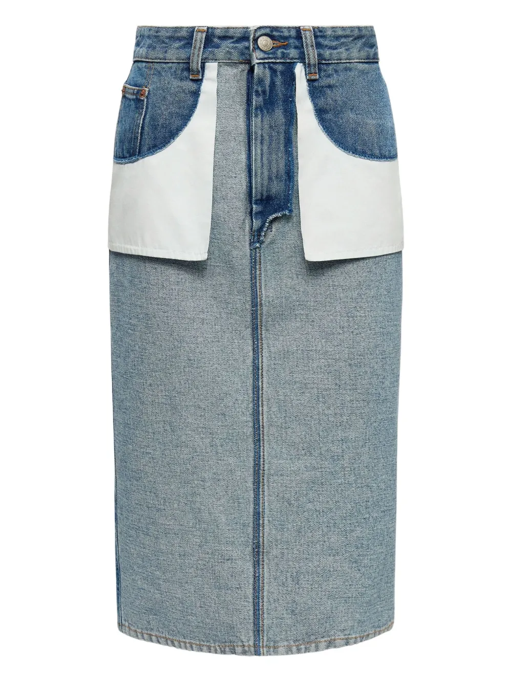 cotton midi skirt