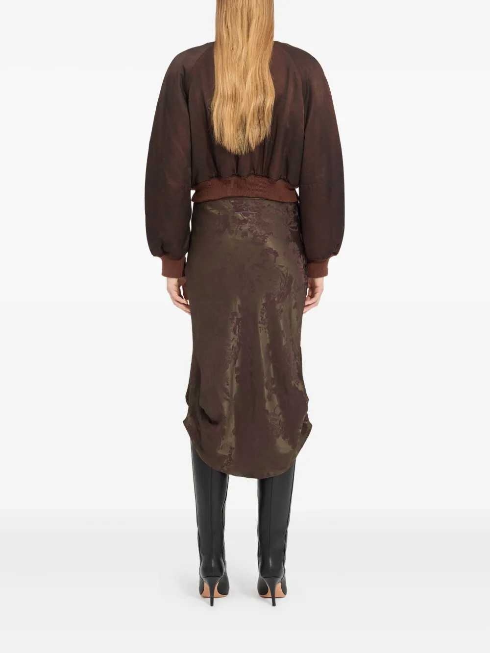 MM6 Maison Margiela Button-up bomberjack Bruin
