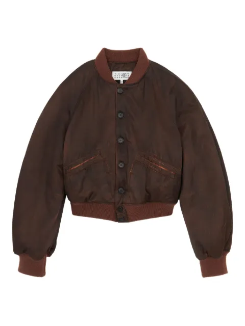 MM6 Maison Margiela button-up bomber jacket