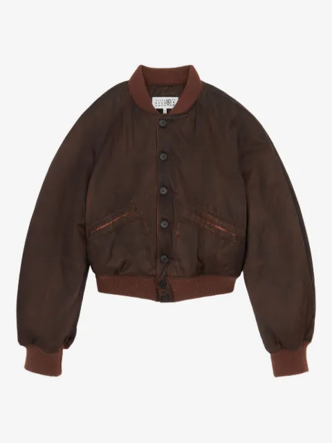 MM6 Maison Margiela button-up bomber jacket