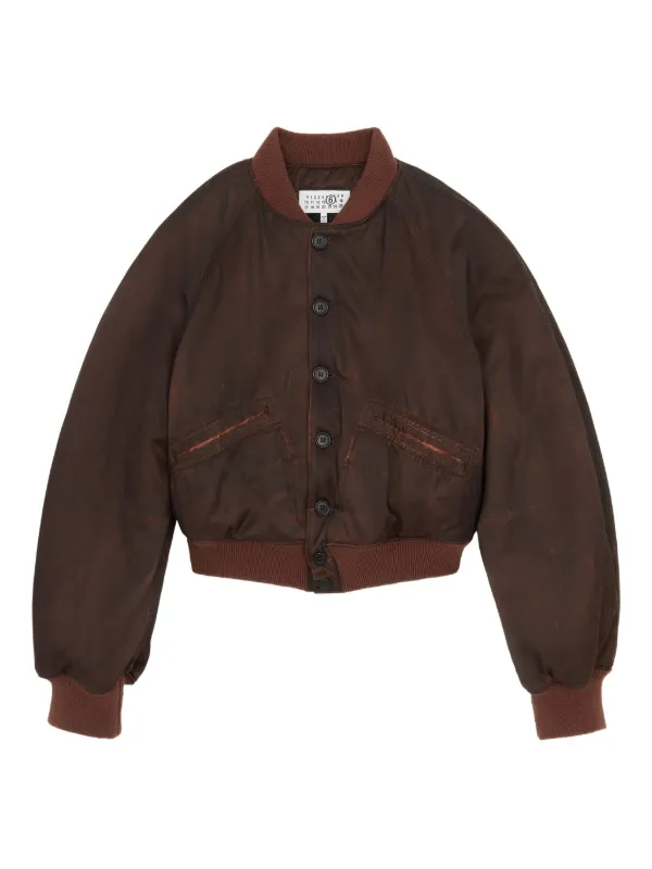 MM6 Maison Margiela ボンバージャケット MM6 Maison Margiela ボンバージャケット | ブラウン | FARFETCH JP
