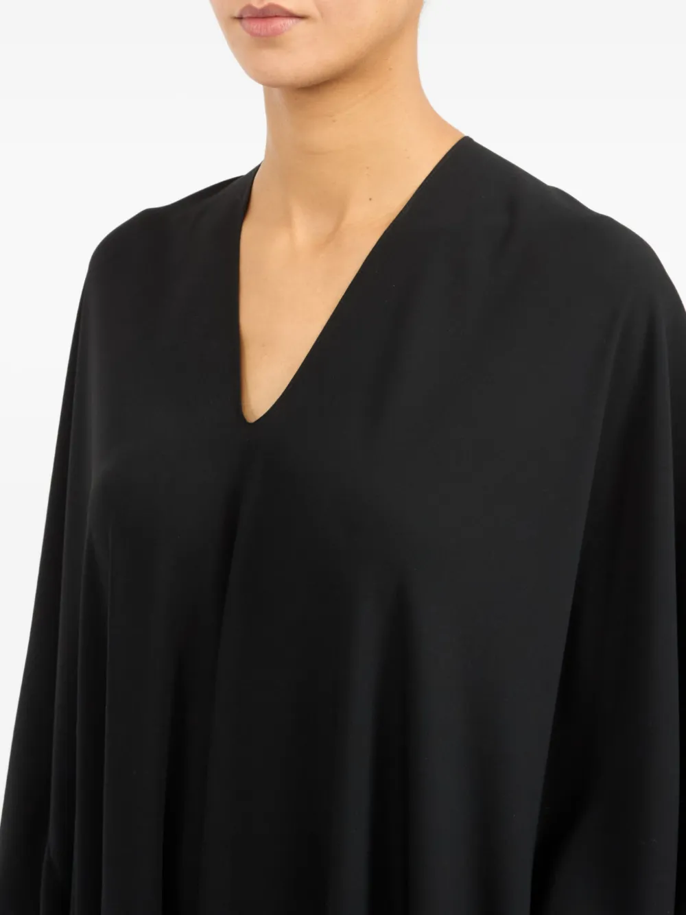MM6 Maison Margiela Vネック ドレス | ブラック | FARFETCH JP