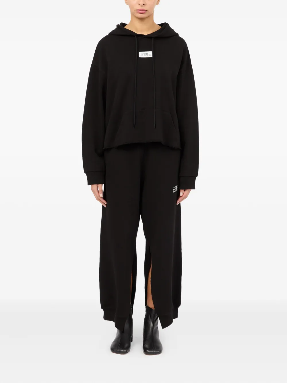 MM6 Maison Margiela Katoenen hoodie - Zwart