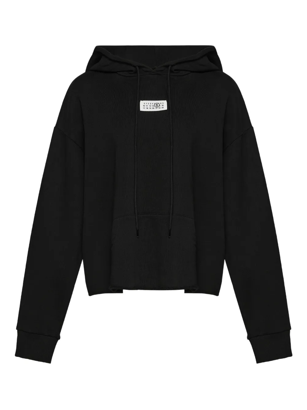 MM6 Maison Margiela Katoenen hoodie Zwart