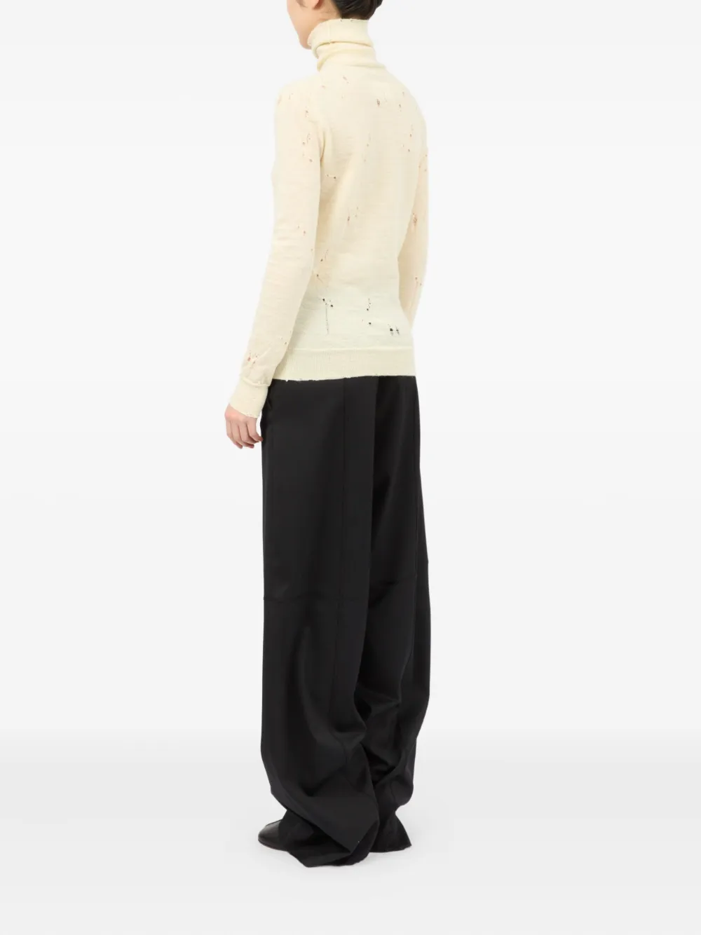 Shop Mm6 Maison Margiela Numbers-motif Sweater