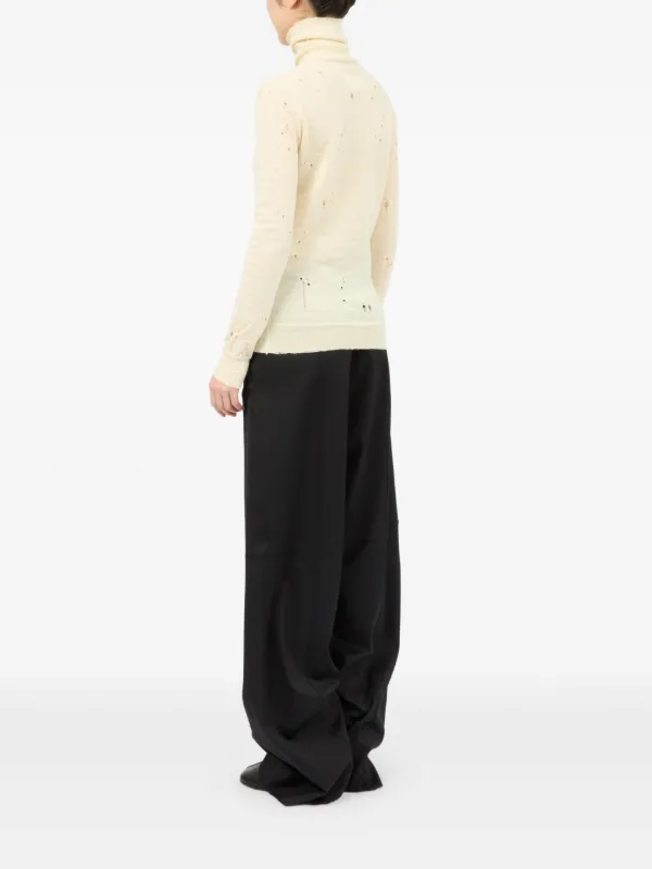 MM6 Maison Margiela Numbers-motif Sweater | Neutrals | FARFETCH RO