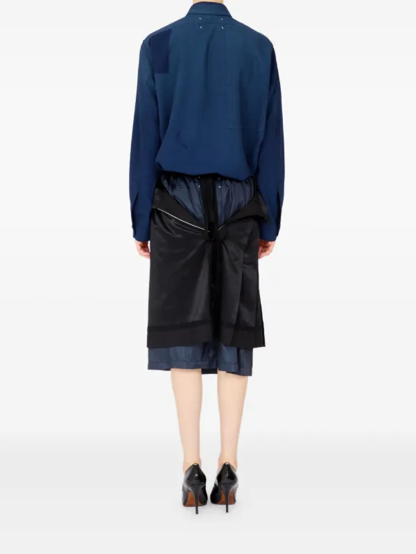 Maison Margiela レイヤード スカート | ブラック | FARFETCH JP