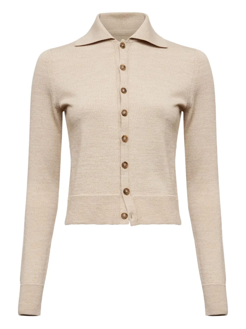 MM6 Maison Margiela Vest met gespreide kraag Beige