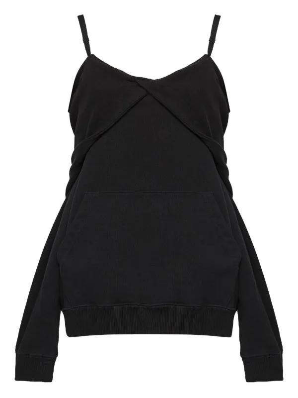 大人もOK★MM6 カットオフショルダースウェットシャツ【関税込】 MM6 Maison Margiela オフショルダー スウェットシャツ