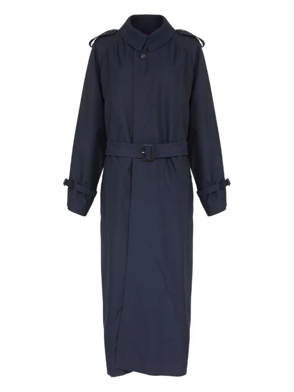 Maison Margiela 19ss オーバーサイズ ブルー トレンチコート Maison Margiela 19ss オーバーサイズ ブルー トレンチコート
