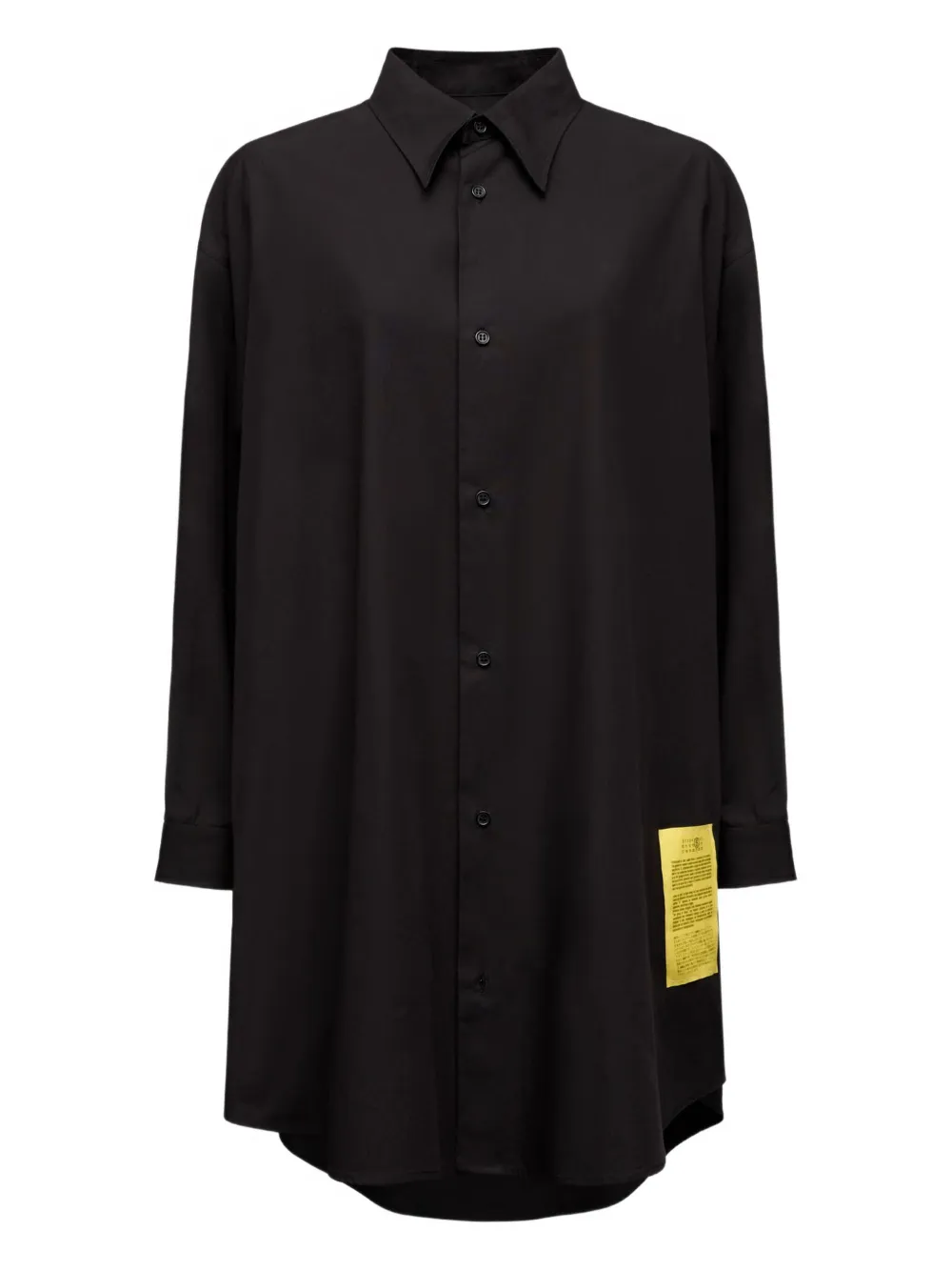 MM6 Maison Margiela Katoenen blousejurk Zwart