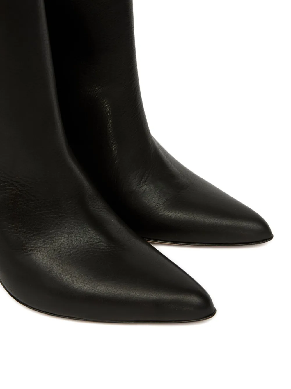 MM6 Maison Margiela Trunk leather boots Black