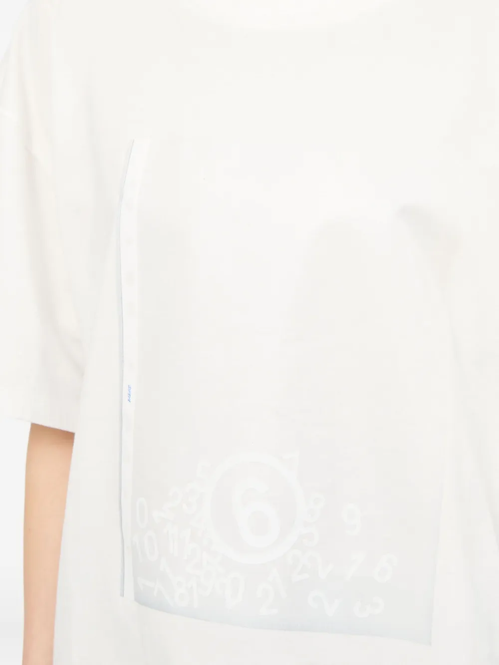 MM6 Maison Margiela Katoenen T-shirt Wit