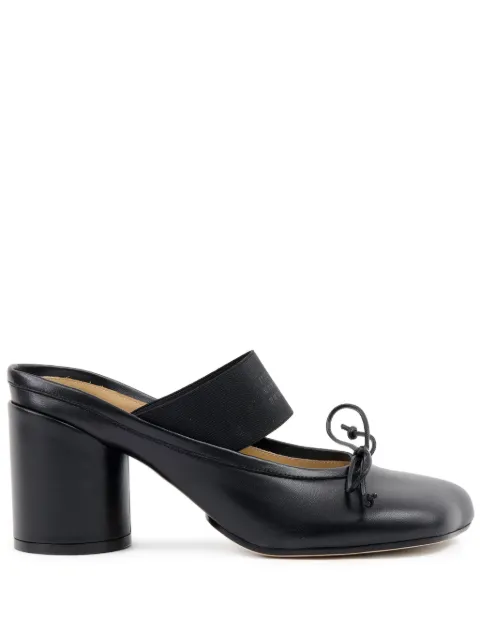 MM6 Maison Margiela 70mm logo-elastic Ballet mules