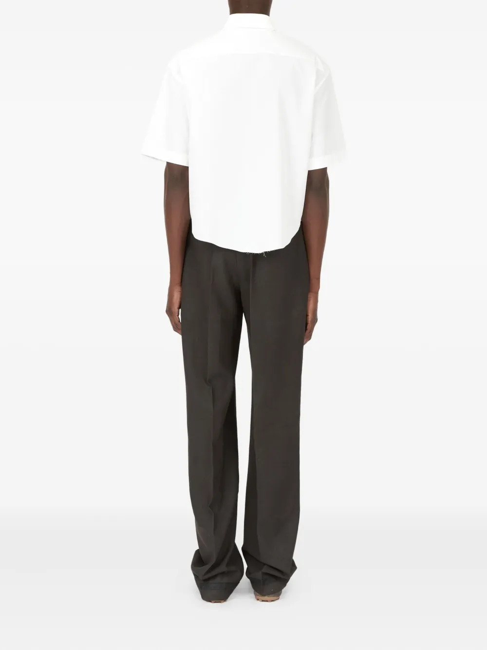 Maison Margiela overhemd met korte mouwen Wit