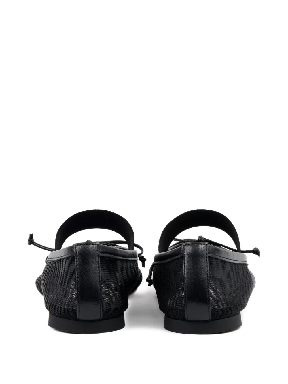 Shop Mm6 Maison Margiela Mesh Ballerina Shoes