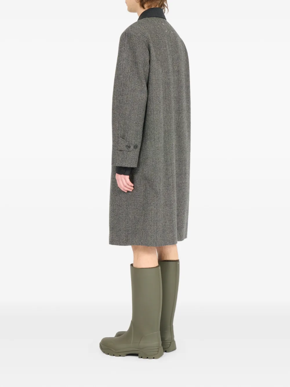 Maison Margiela Jas met enkele rij knopen Grijs