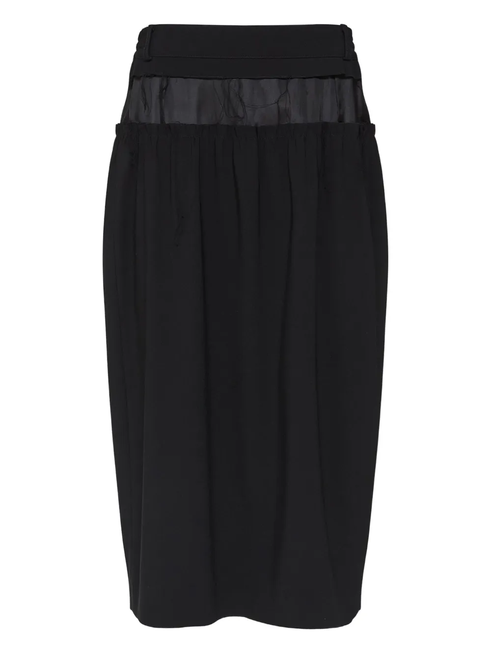 Maison Margiela Midi-kokerrok Zwart