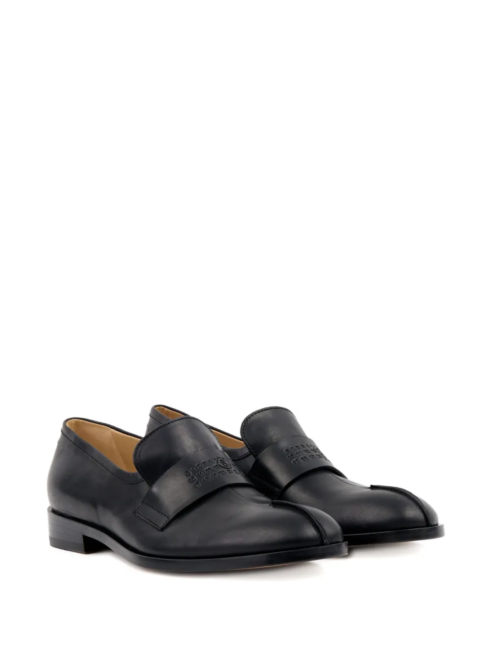 MM6 Maison Margiela Tabi leather loafers | Image 2