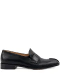 MM6 Maison Margiela Tabi leather loafers - Black