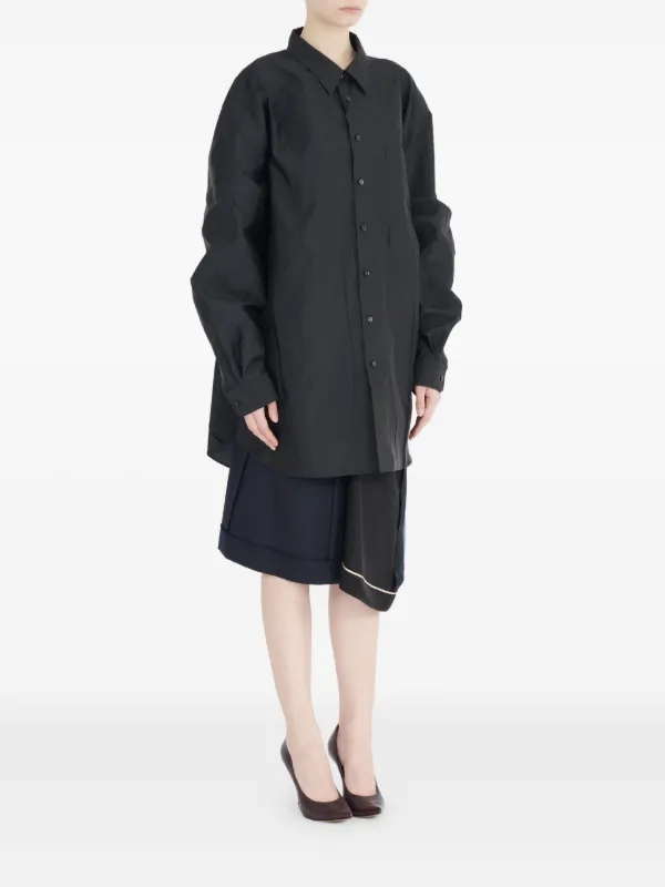 Maison Margiela long-sleeved Shirt | Black | FARFETCH