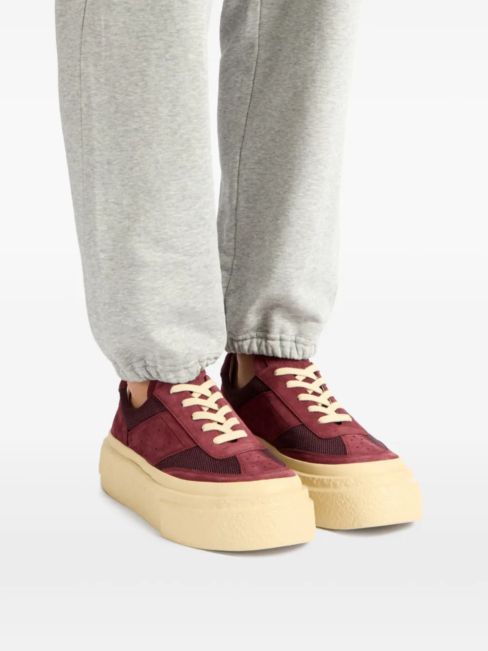 Maison Margiela メゾンマルジェラ スウェード レッド 38 MM6 Maison Margiela スエード スニーカー | レッド | FARFETCH JP