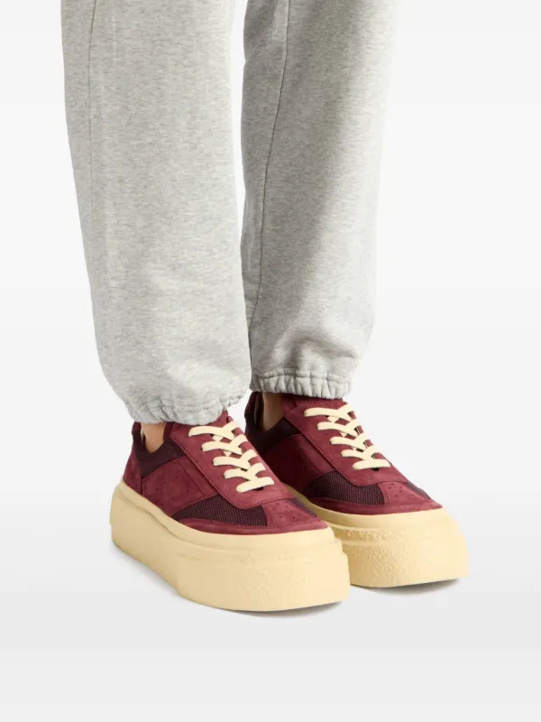 Maison Margiela メゾンマルジェラ スウェード レッド 38 MM6 Maison Margiela スエード スニーカー | レッド | FARFETCH JP