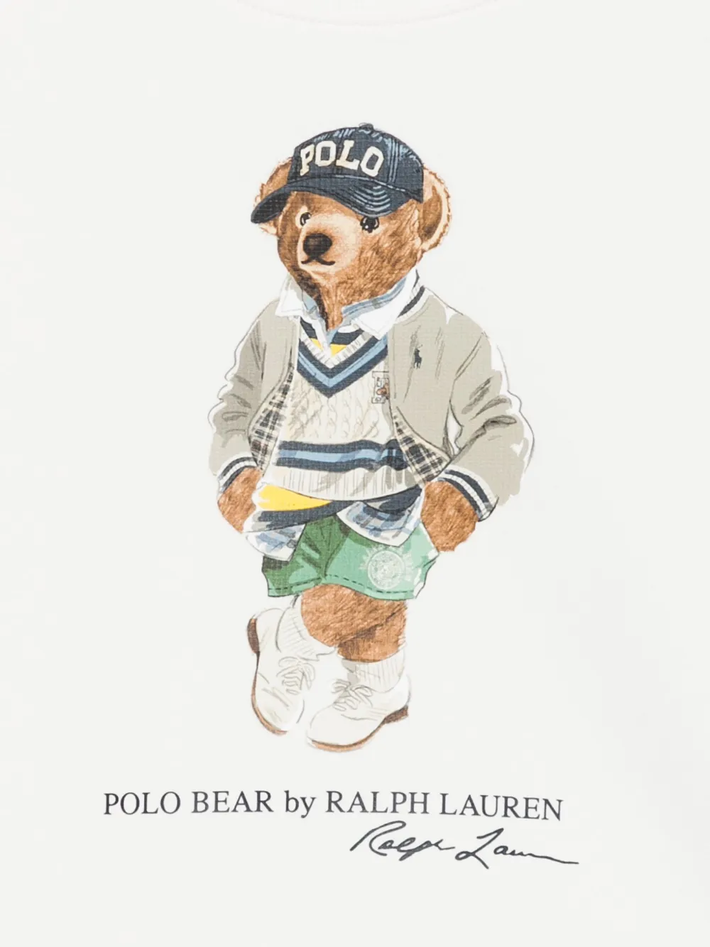 POLO RALPH LAUREN KIDS Sweater met logoprint Wit