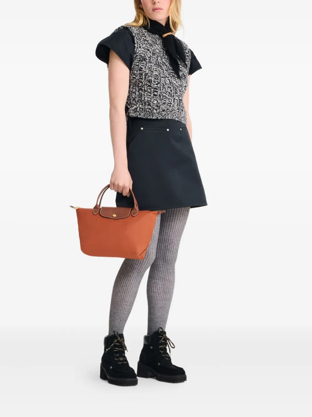 Longchamp Le Pliage S handtas Oranje
