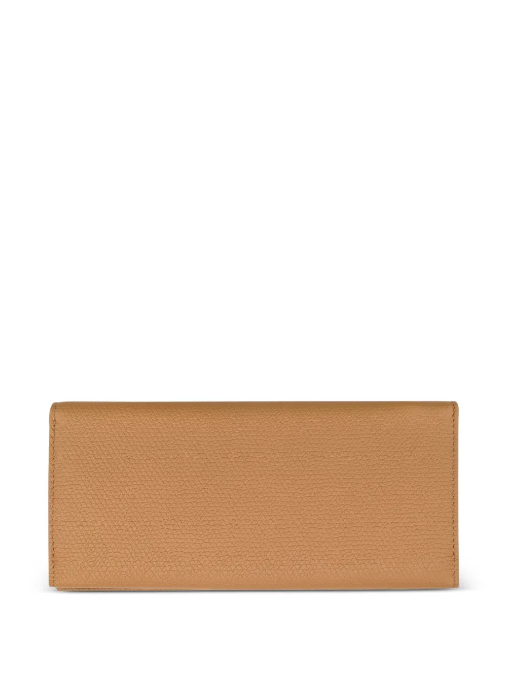 Longchamp Roseau leren portemonnee met textuur Bruin