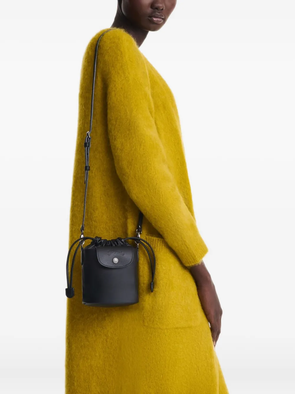 Longchamp Le Pliage Xtra mini bucket-tas Zwart