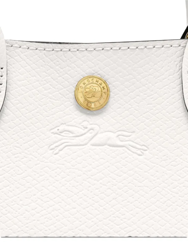Longchamp エピュレ テクスチャードレザーミニバッグ | ホワイト