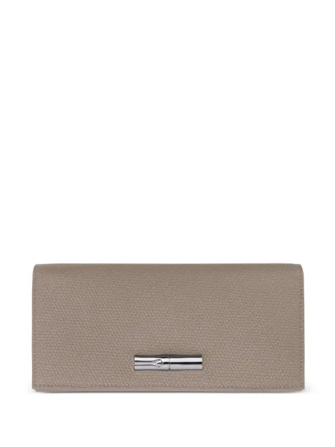 Longchamp cartera Roseau plegable de piel