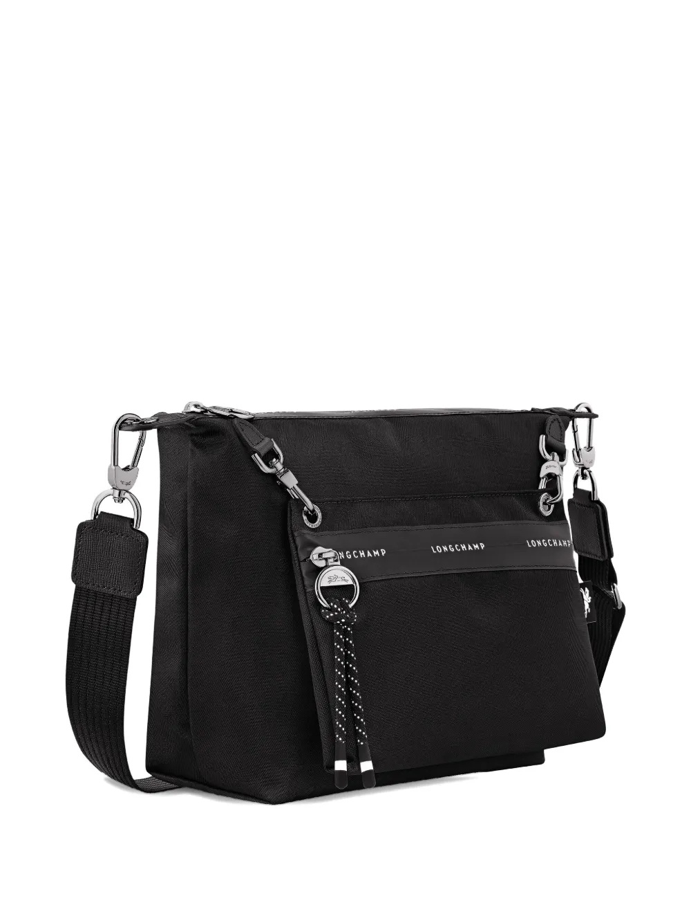 Longchamp Le Pilage Energy crossbodytas Zwart