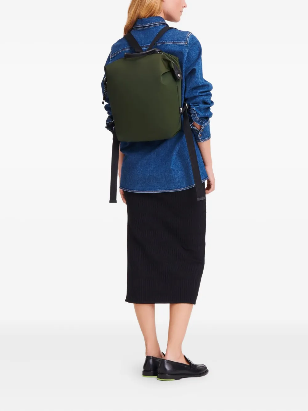 Longchamp leather backpack | Women | Image 2