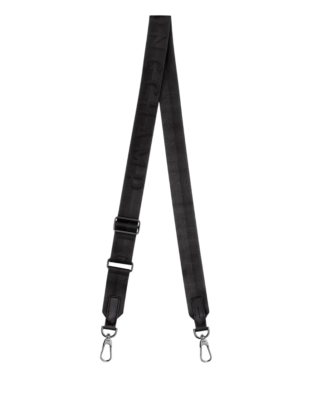 logo-embroidered shoulder strap