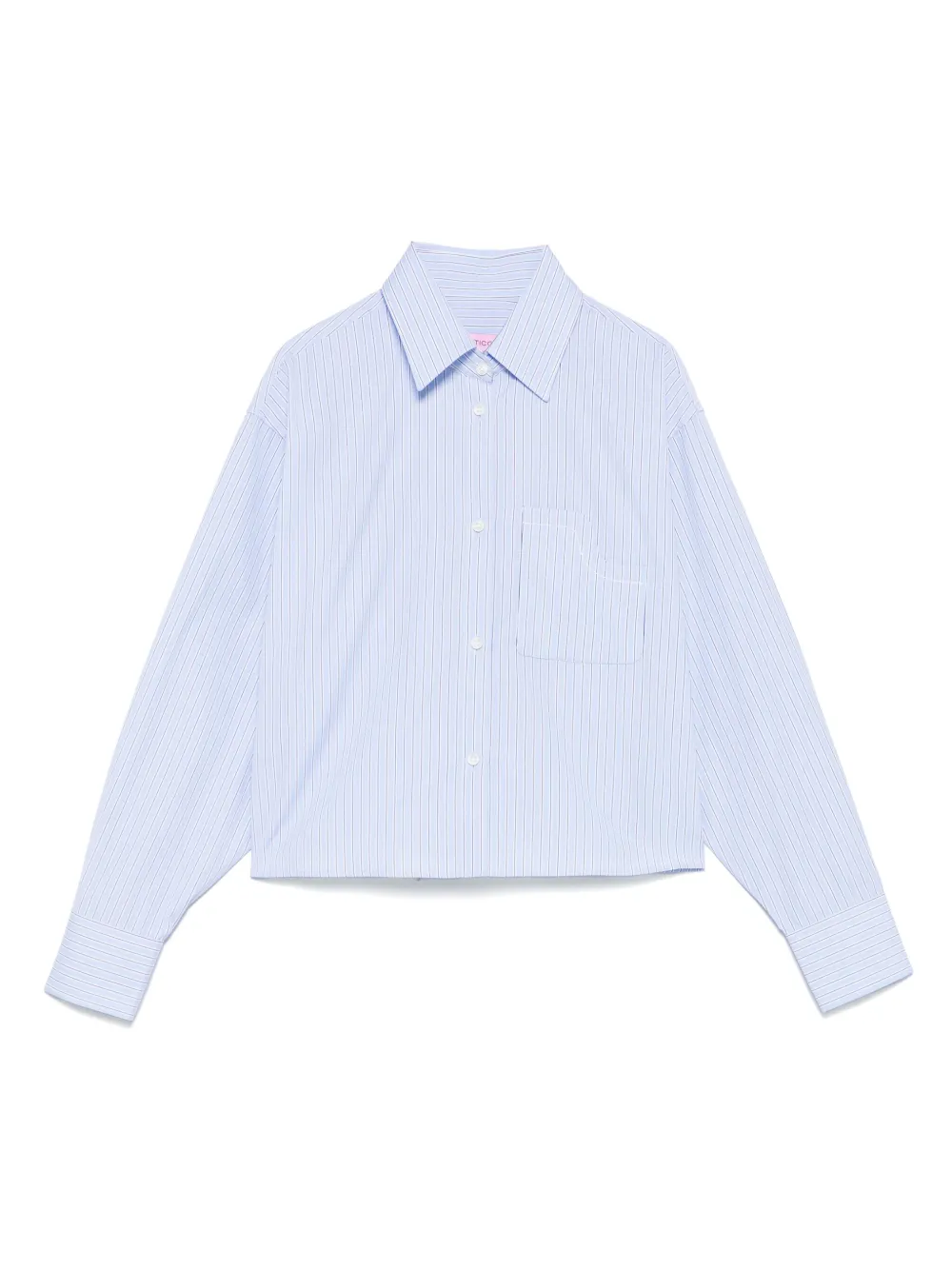 CUANTICO camisa con rayas estampadas | azul | Image 1