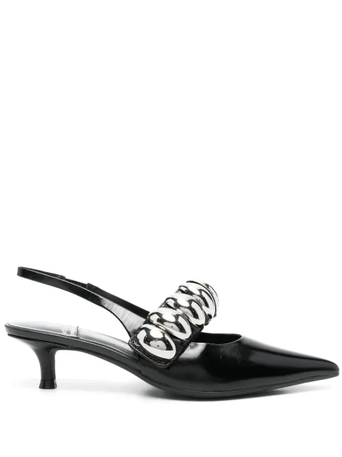 Jeffrey Campbell 40mm leather heeled sandals