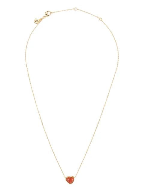 Ryenn's Eyes Collana Heart in ottone placcato oro 14 carati