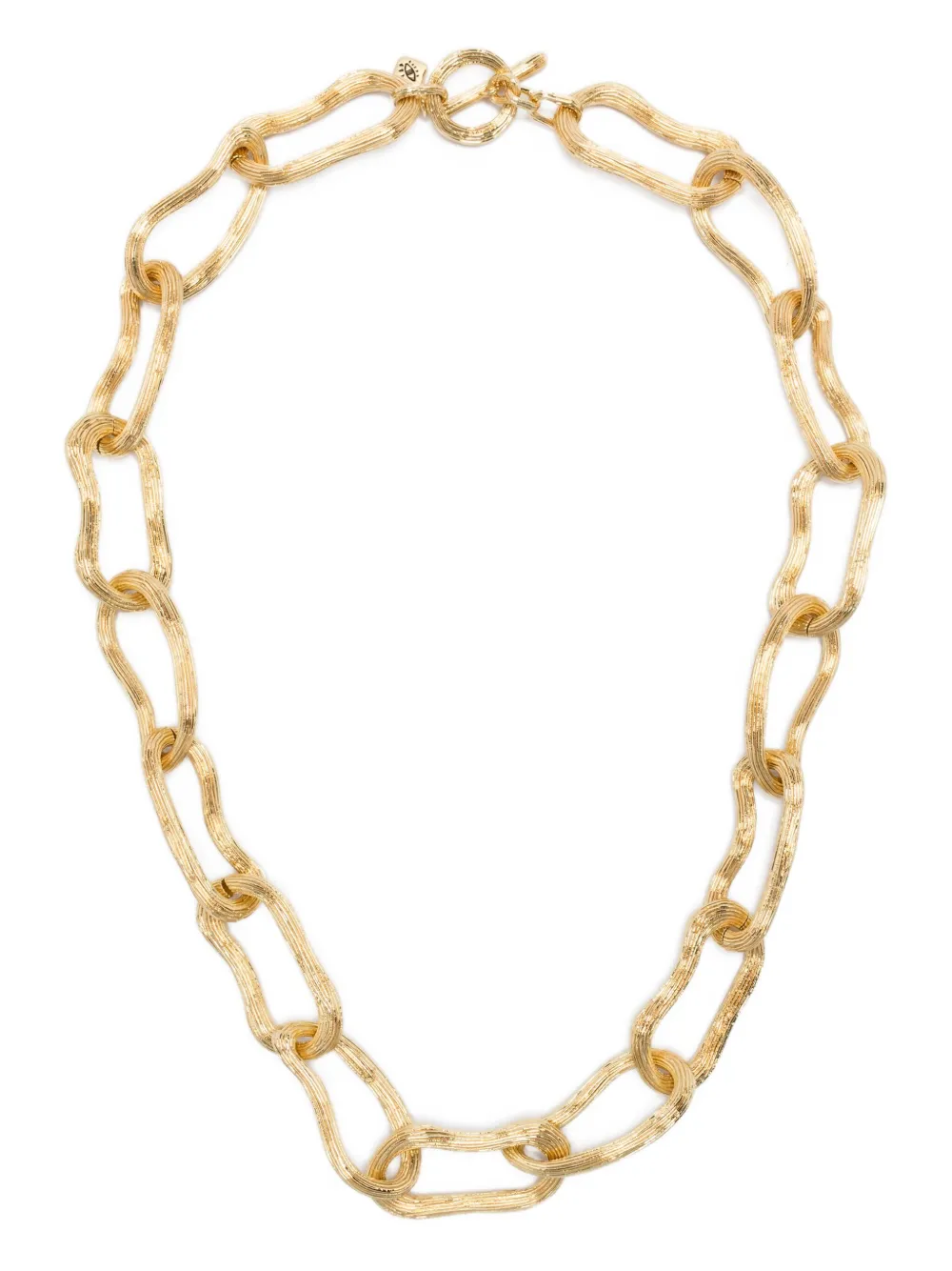 Ryenn's Eyes X Quentin Jones 14k Gold Plated Brass Chain-link Necklace