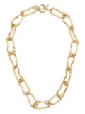 Ryenn's Eyes x Quentin Jones 14K gold plated brass chain-link necklace