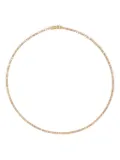 Ryenn's Eyes rose-quartz tennis necklace - Gold