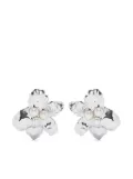 Ryenn's Eyes x Quentin Jones Sculpted Flower earrings - Silver
